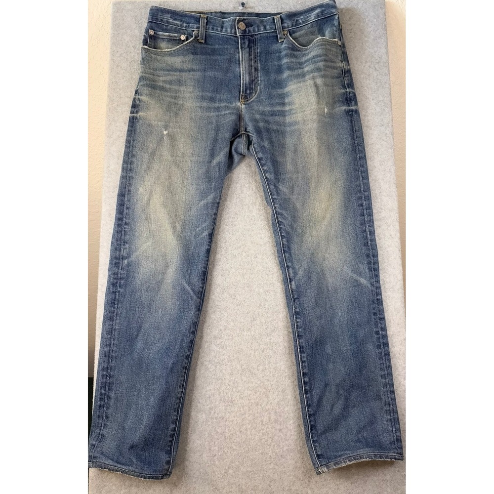 SMN Denim The Hunter Standard Slim Jeans Mens 34 Blue Made in USA